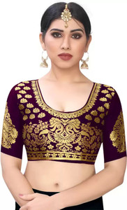 jacquard self design blouse material unstitched