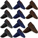 JaGely 11 Pair Reusable Cloth Shoe Covers for Indoors, Mixed Color