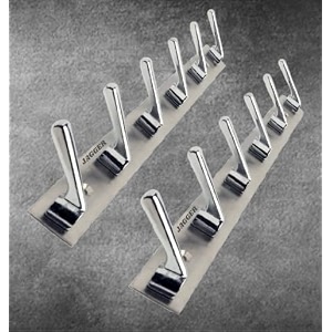 jagger jag322 wall mounted stainless steel wall hooks for hanging clothtowel hangerskey ring holderdoor hangershook railbthroom hanger  combo pack of 2  chrome finish 6 hook