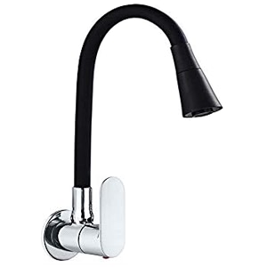 jagger jba232 wall mounted brass kitchen sink cock tapsfaucets for kitchen basin with flexible neck dual flow black color 2 function shower flowfoam flow droop dual mode flow