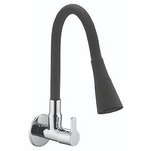 jagger jba232 wall mounted brass kitchen sink cock tapsfaucets for kitchen basin with flexible neck dual flow black color 2 function shower flowfoam flow mark dual mode flow