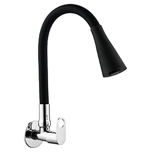 jagger jba232 wall mounted brass kitchen sink cock tapsfaucets for kitchen basin with flexible neck dual flow black color 2 function shower flowfoam flow oreo dual mode flow