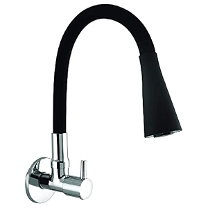 jagger jba232 wall mounted brass kitchen sink cock tapsfaucets for kitchen basin with flexible neck dual flow black color 2 function shower flowfoam flow turbo dual mode flow