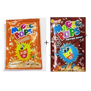 jai jinendra magic pop popping candy orange and cola flavour pack of 5 x 2  10 pieces
