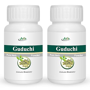 jain guduchi giloy stem powder 400g  100 pure guduchi tinospora cordifolia  natural immunity booster amp brain tonic  supports fever recovery digestion amp liver health
