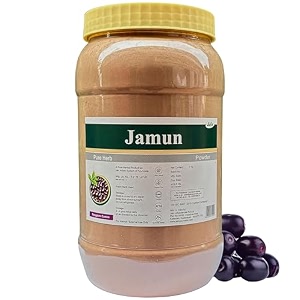 jain jamun powder syzygium cumini 1kg  pure single ingredient jamun fruit powder  natural ayurvedic herbal supplement for daily wellness amp healthy lifestyle