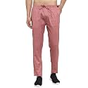 JAINISH Men Checked Tapered Fit Track Pants