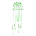 Jainsons Pet Products Aquarium Glowing Artificial Silicon Jelly Fish Tank Ornament Decoration (Green)