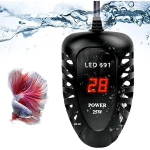 jainsons pet products aquarium heater led digital display quartz subminiature design heater  led digital heater for fish turtle tank aquarium temperature heater 100w aquarium led heater rs-691