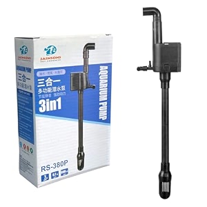 jainsons pet products rs electrical rs-380p power head aquarium pump for fish tank compatible with 380a aquarium fish tank top filters max flow 600 lh top power filter 7watt