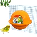 Jainsons Pet Products Small Bird Breeding Nest Box | Comfortable Wooden Cage House for Lovebirds, Finches & Canaries | Safe Nesting Space for Pet Birds (10x12 cm, Pack of 1, Assorted)