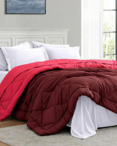 jaipur fabric solid double comforter for  heavy winter
