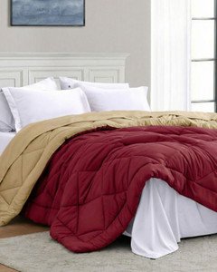 jaipur fabric solid double comforter for  heavy winter
