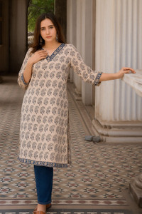 jaipur fashion women printed a-line kurta