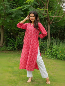 jaipur fashion women printed a-line kurta