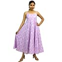 JAIPUR HAND BLOCK Cotton Sleeveless Long Flared