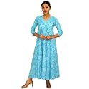 JAIPUR HAND BLOCK Sleeveless Cotton A Line