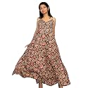 JAIPUR HAND BLOCK Cotton Sleeveless Long Flared