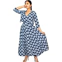 JAIPUR HAND BLOCK Cotton Sleeveless Long Flared