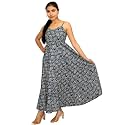 JAIPUR HAND BLOCK Cotton Sleeveless Long Flared