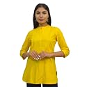 JAIPUR HAND BLOCK Womens Pintuck Plain Short