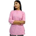 JAIPUR HAND BLOCK Womens Pintuck Plain Short