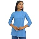 JAIPUR HAND BLOCK Womens Pintuck Plain Short