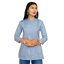 JAIPUR HAND BLOCK Womens Pintuck Plain Short