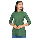 JAIPUR HAND BLOCK Womens Pintuck Plain Short