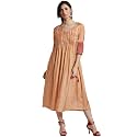 Jaipur Kurti Silk A-Line Dress