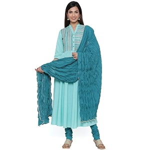 Jaipur Kurti Womens Cotton Anarkali Salwar Suit