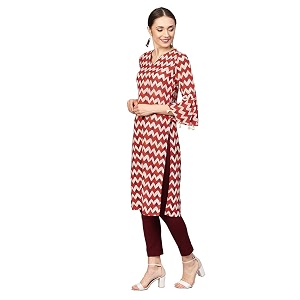 Jaipur Kurti Womens Silk Straight Kurta