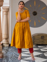 Jaipur Kurti Women Checkered A-line Kurta