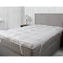 Mattress Padding Mattress Topper 3000 GSM Twin Size Bed Finest Imported Super Microfiber for Extra Softness- 48 Inch X 78 Inch-White
