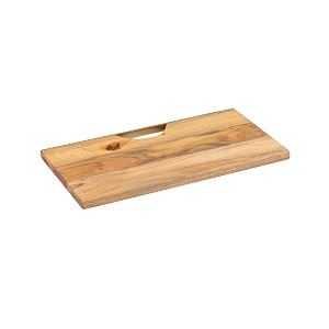 standard wooden platter serving tray for pizza snacks fruits amp dishes - chopping amp cutting board - nanterre with brass handle