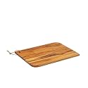 Standard Wooden Chopping Board/Cutting Board/Tray | Anti Bacterial Premium Solid Teak Wood for Kitchen & Dining (Board :Vegetables, Fruits & Meat) Florence Chopping Board