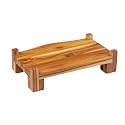 Standard Wooden Chopping Board/Cutting Board/Tray | Anti Bacterial Premium Solid Teak Wood for Kitchen &amp; Dining | Vegetables/Fruits/Meat Cutter Board | Aubervilliers Chopping Board