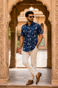 JAIPUR RAJWADA Men Printed Casual Multicolor Shirt