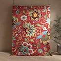 Jaipur Rugs Red and Orange Floral Wool