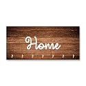 JaipurCrafts Premium Home Printed Wooden Key Holder (29 cm x 14.5 cm x 0.4 cm) - 7 Hooks