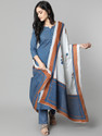 Jaipuri Bunaai Women Kurta Pant Set