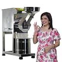 Jaisinghani Group 2 in 1(Dry &amp; Wet) Heavy-Duty 2HP Stainless Steel Pulverizer Machine | Professional Electric Grinder for Masala, Grains, Flour | High-Efficiency Motor | 16 Kgs/Hr Grinding Capacity