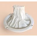 Jaisinghani Group Flour Mill Ring Cover Set | Off-white Cotton Cloth with (10 Inch) Plastic Frame | Aata Maker Ring Cover Set. (1 Piece) | Gharghanti 10 Inch Ring + Lenghi