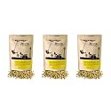 Jaivik Uttarakhand - Whole Camomile Blossom Tea (300 g), Supports weight management, Helps in Sleep Cycle, Relaxing, Soothing, Cleansing, Decaf, Pack of 3