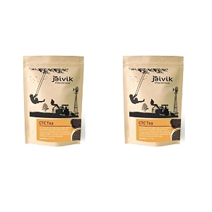 jaivik uttarakhand - orthodox ctc tea 200 g energy booster no added sugar essence free chai patti pack of 2