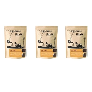 jaivik uttarakhand - dried ctc leaf tea 300 g brew tea for health relaxation calming healthy digestion kadak chai pack of 3