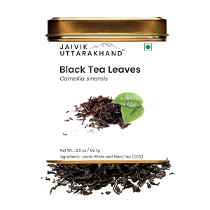 jaivik uttarakhand - dried black tea 50 g boost immunity healthy digestion natural detox beverage