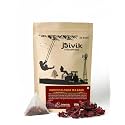 Jaivik Uttarakhand - Dried Hibiscus Flower Tea Bags (20), Caffeine-Free, Antioxidant-Rich, Enhances fat metabolism, Non GMO, Pack of 1 Tin Box