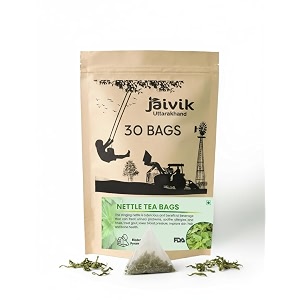 jaivik uttarakhand nettle leaves tea bags 30 controls blood sugar reduces inflammation body pain pack of 1