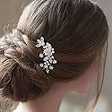 JAKAWIN Bridal Hair Comb Wedding Hair Accessories Rhinestone Hair Clip